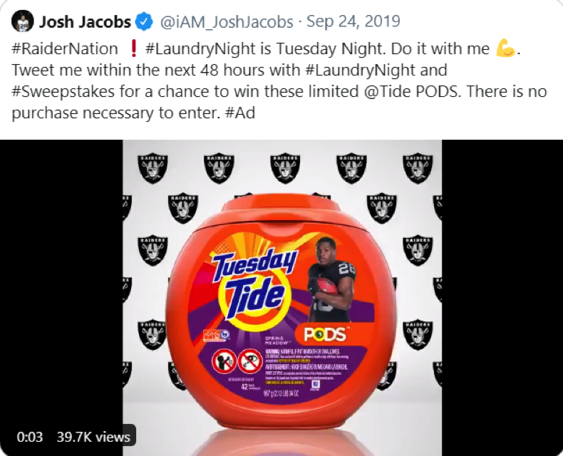 Tide Pods Sweepstakes